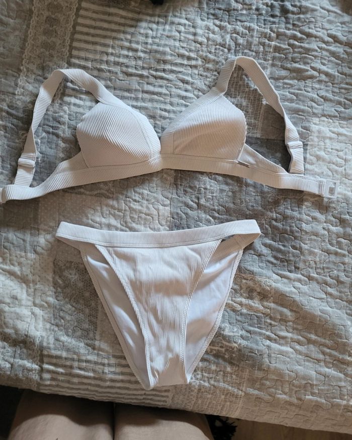 Maillot de bain blanc taille S