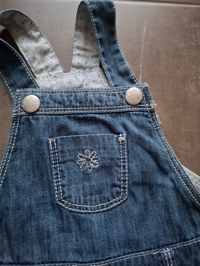 Robe salopette en jean - photo numéro 3