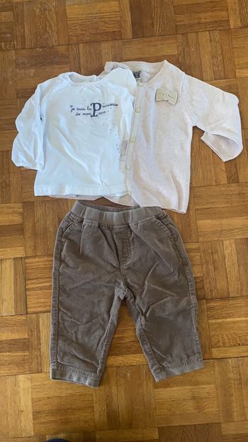 Ensemble bébé fille 9 mois  tape à l'œil