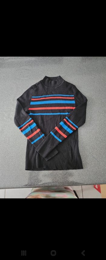 Pull col roulé noir pimkie