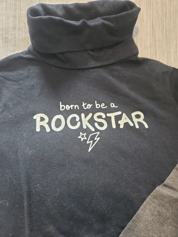 Lot de 2 teeshirt col roulés - photo numéro 3