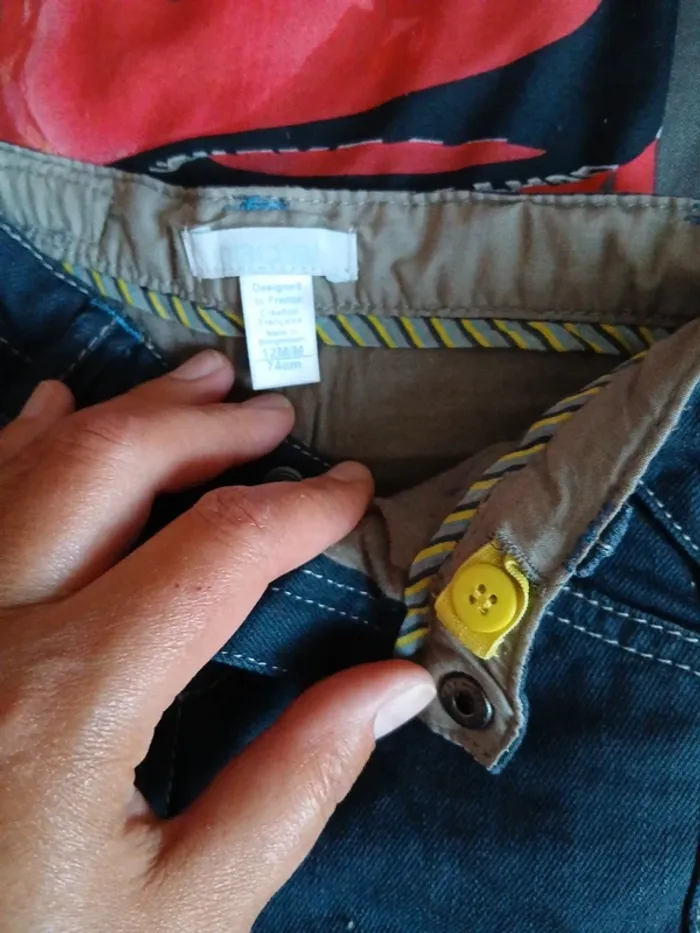 Lots de 3 jeans taille 12 mois - photo numéro 5