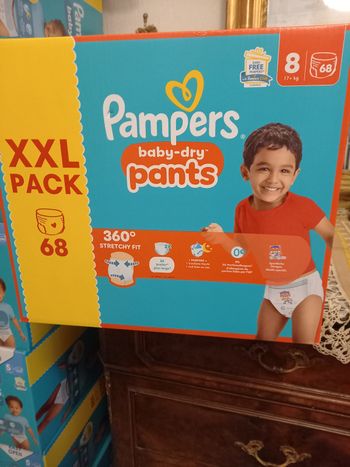 Couches pampers pants taille 8
