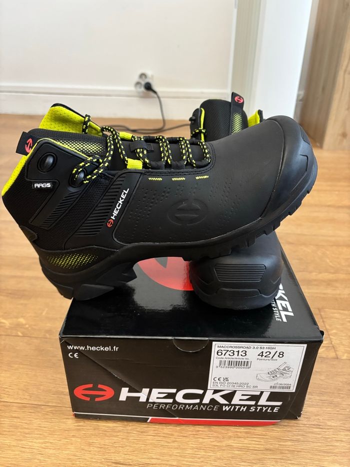 Chaussure de sécurité montante S3 MacCrossroad 3.0 High HECKEL 67313 taille 42 - photo numéro 5