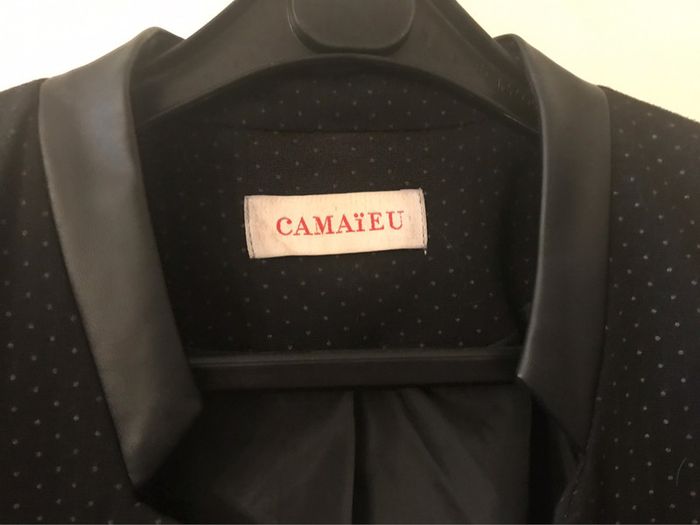 Veste camaïeu à point gris - photo numéro 2