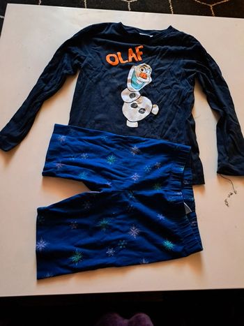 Ensemble pyjama fille 5-6ans disney reine des neiges