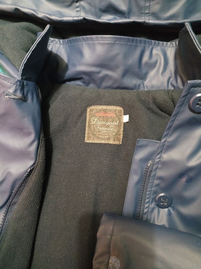 Veste doublée mi saison Catimini bleue 12 ans - photo numéro 3