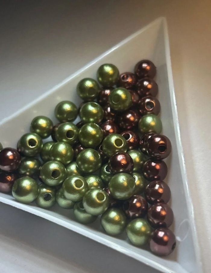 A613 Ensemble de perles nacrées - photo numéro 3