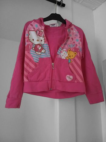 Gilet zippé hello kitty