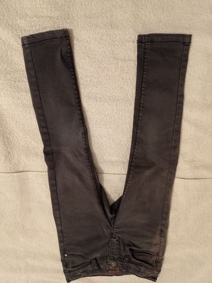 Marque tape à l'oeil taille 4 ans 104 cm pantalon jean gris - photo numéro 2