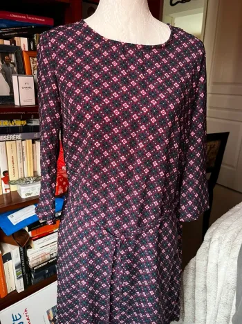 Robe manche trois quarts