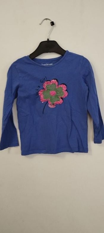 Lot 3 t-shirt manches longues sequins réversibles