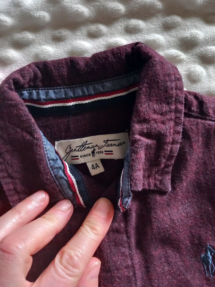 Chemise manches longues gentleman Farmer 4 ans - photo numéro 2