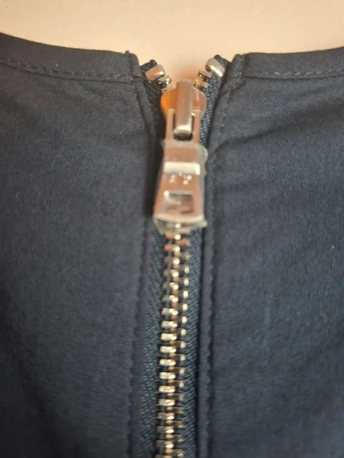Robe Armani Exchange A|X bleu marine chic ajourée T.40/42 - photo numéro 7