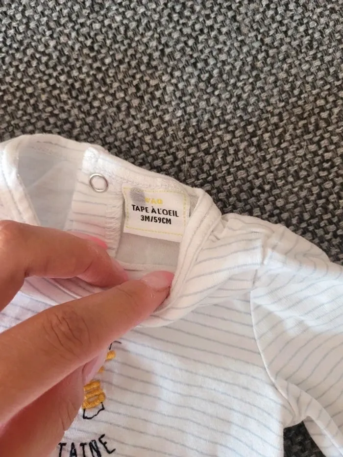 Pyjama léger garçon 3 mois TAO - photo numéro 4