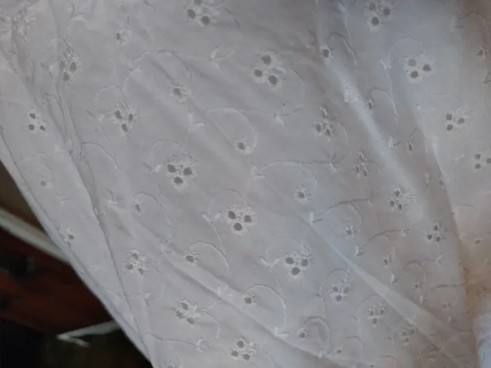 Jupe skirt dentelle lace broderie anglaise romantique country cottage core shabby - photo numéro 2