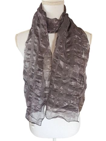 Écharpe transparente