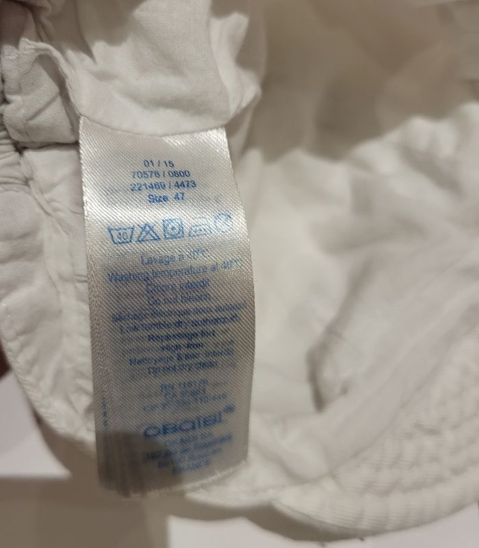 Casquette bébé fille 6-12 mois 47 cm obaïbi - photo numéro 4