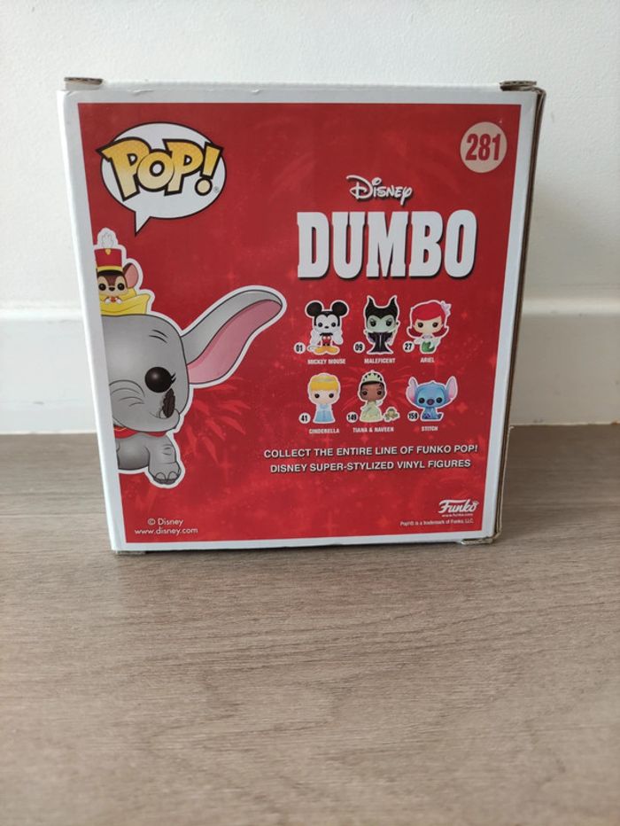 Figurine Pop Dumbo 281 Disney Dumbo with Timothy - photo numéro 2