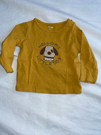 T shirt chien 9mois Kiabi
