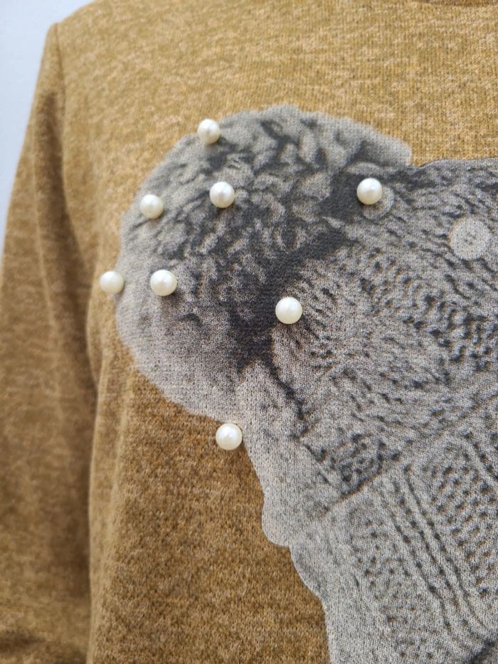 Pull moutarde taille 42 - photo numéro 3