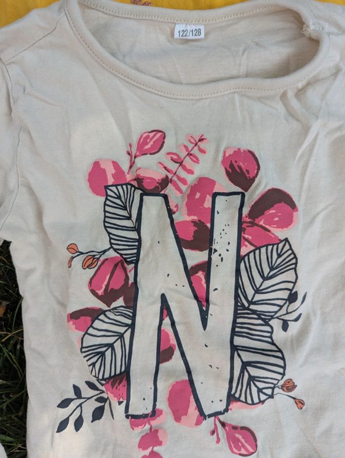 Lot de 2 tee-shirts manches longues 7-8 ans - photo numéro 2