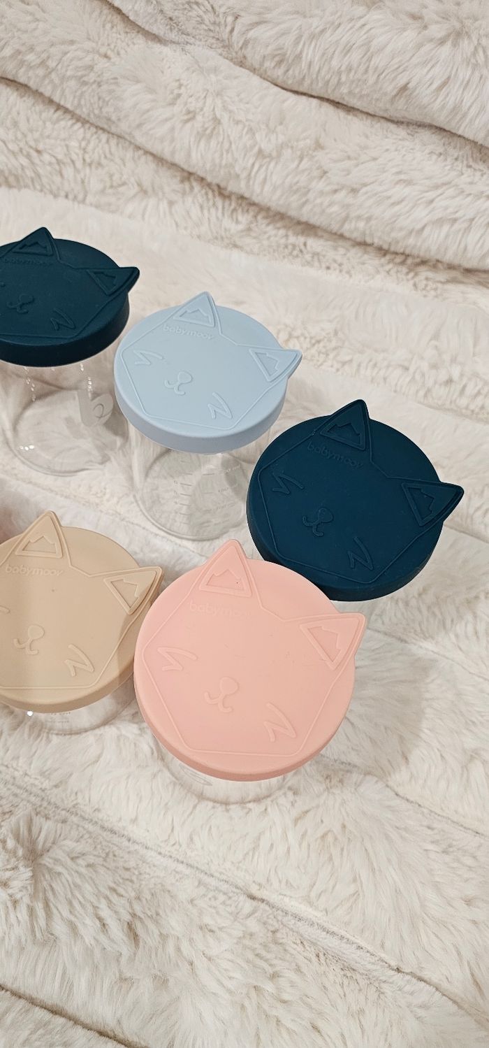 Lot de 9 pots en verre Isy bowls de Babymoov - photo numéro 3