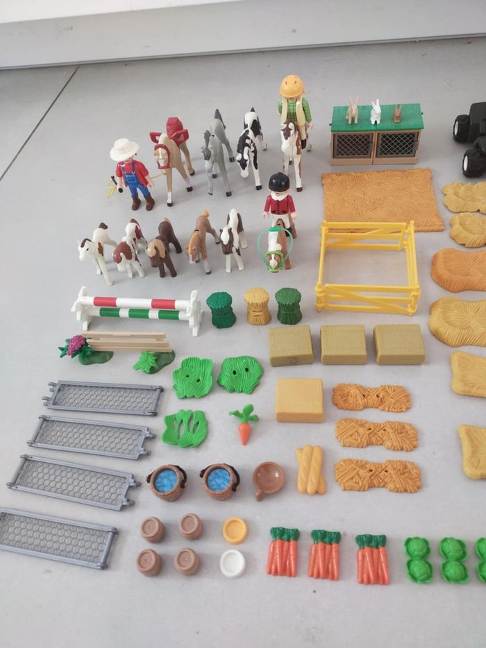 Lot playmobil équestre chevaux