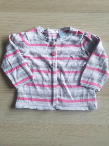 Gilet fille 12 mois Obaïbi