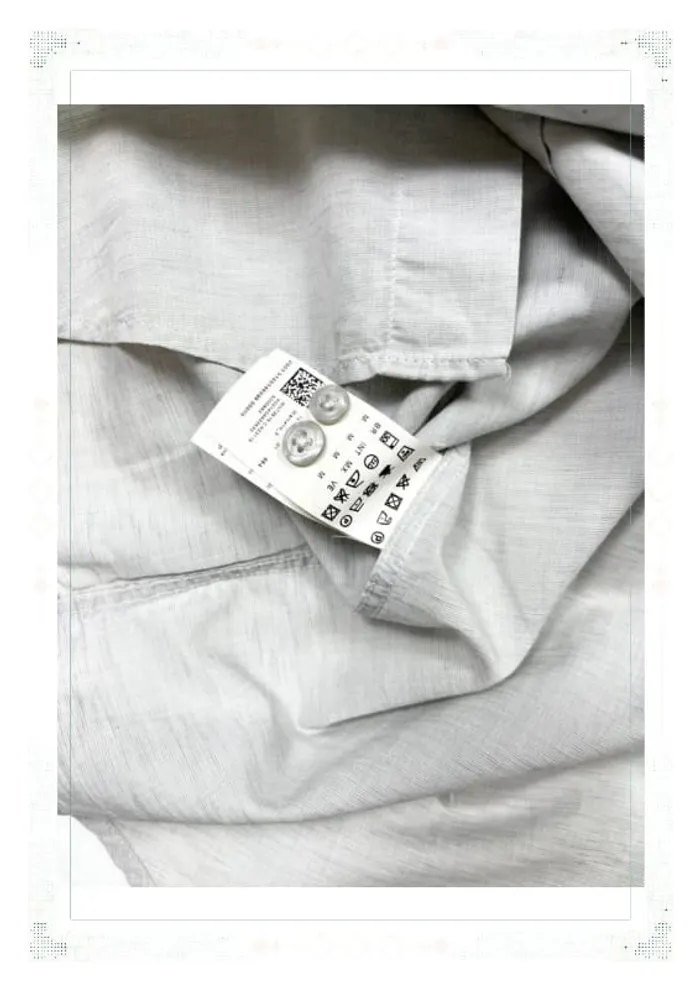 Chemise Hugo Boss grise deux poches homme taille M coton très bon état - photo numéro 7