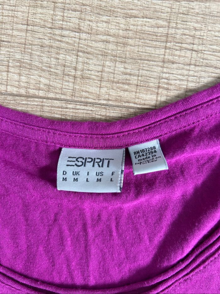 Haut court rose et bleu marine Esprit taille française L excellent état - photo numéro 9