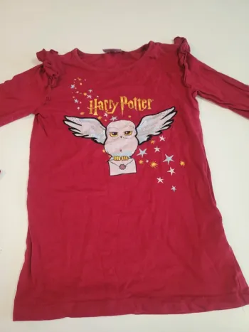 Haut bordeaux manches longue harry Potter 12 ans be