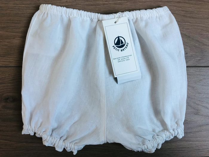 Culotte bloomer 100% Lin en fibre naturelle Petit bateau T-24 mois - photo numéro 2