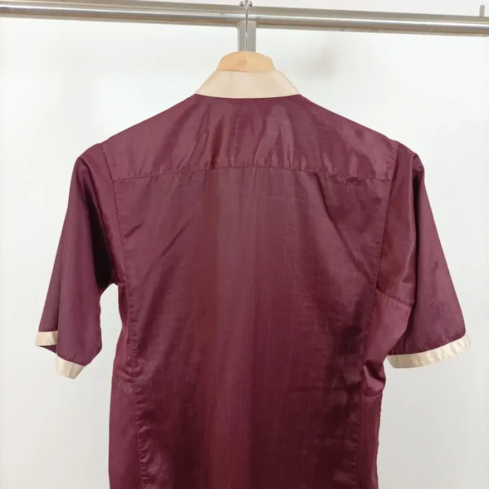 Gandoura bordeaux à détails beiges Al Anaqa - Taille 48 A1027 - photo numéro 9