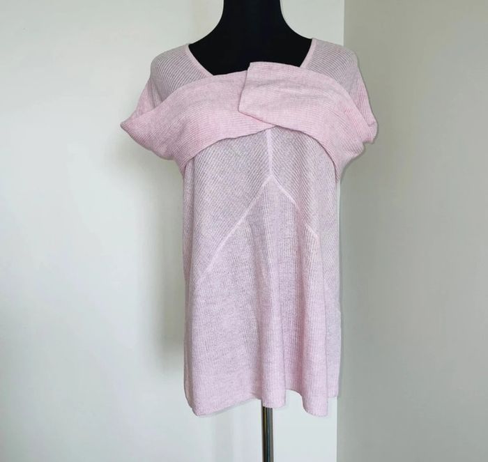 🥶 Pull Mango. Femme. Taille 38 M. rose. Très bon état. - photo numéro 8