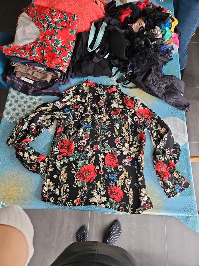 Blouse fleurie