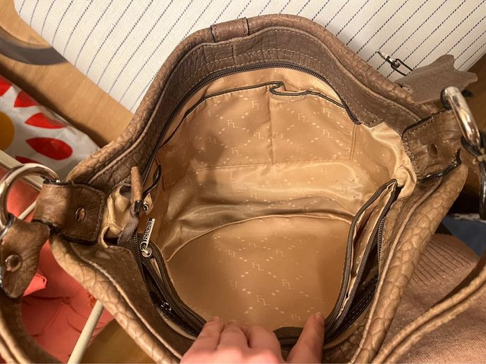Sac à main Cuir Marron Francinel - photo numéro 7