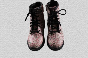 bottines fleuries Primark, taille 25/26