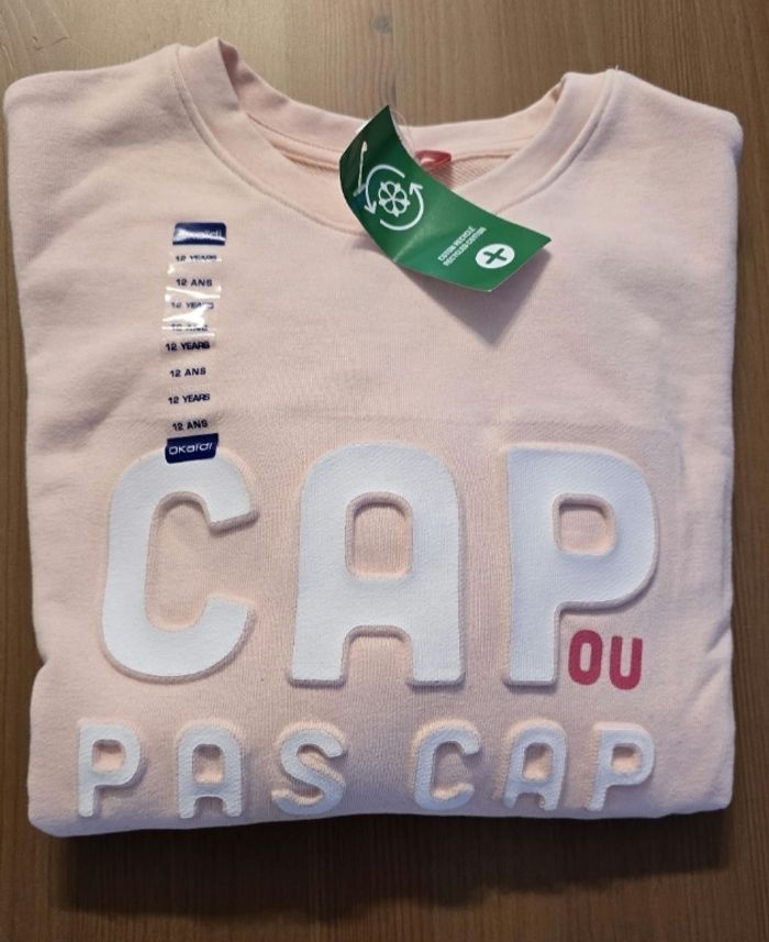 Neuf (non porté) 🏷🥰🩷😍 sweat molleton 12 ans fille 😍🥰🩷 - photo numéro 2