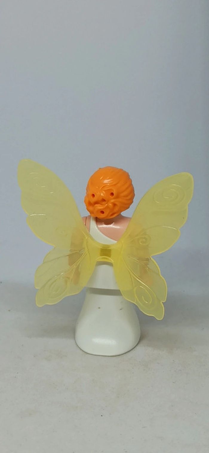 Femme fée robe jaune et blanche playmobil - photo numéro 3