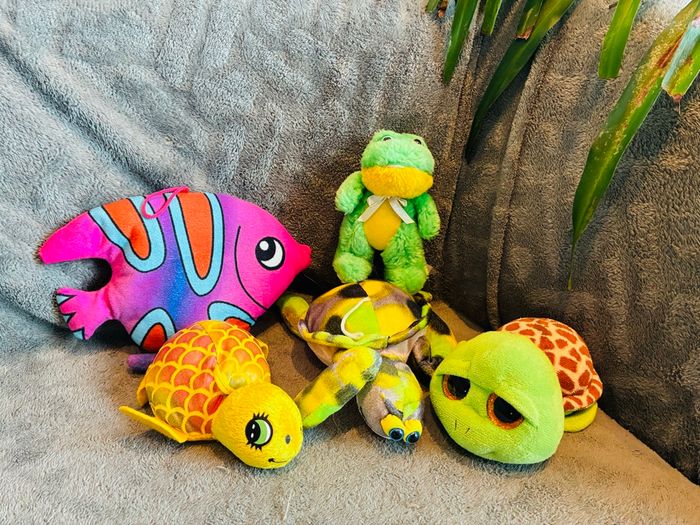 Lot peluche monde aquatique