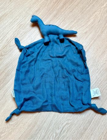 Doudou  Dinosaure Agnete - Bleu