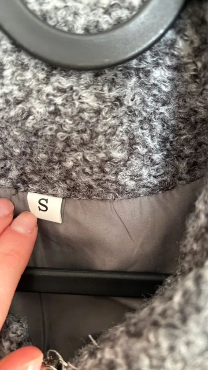 Blouson gris molletonné à poches - photo numéro 6