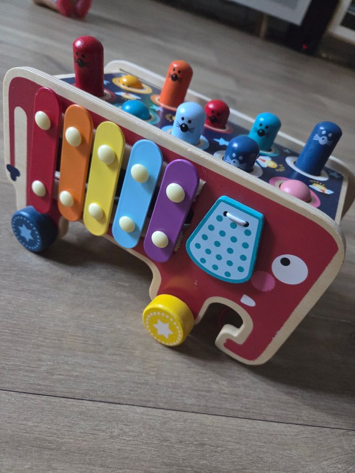Éléphant bois xylophone - photo numéro 7