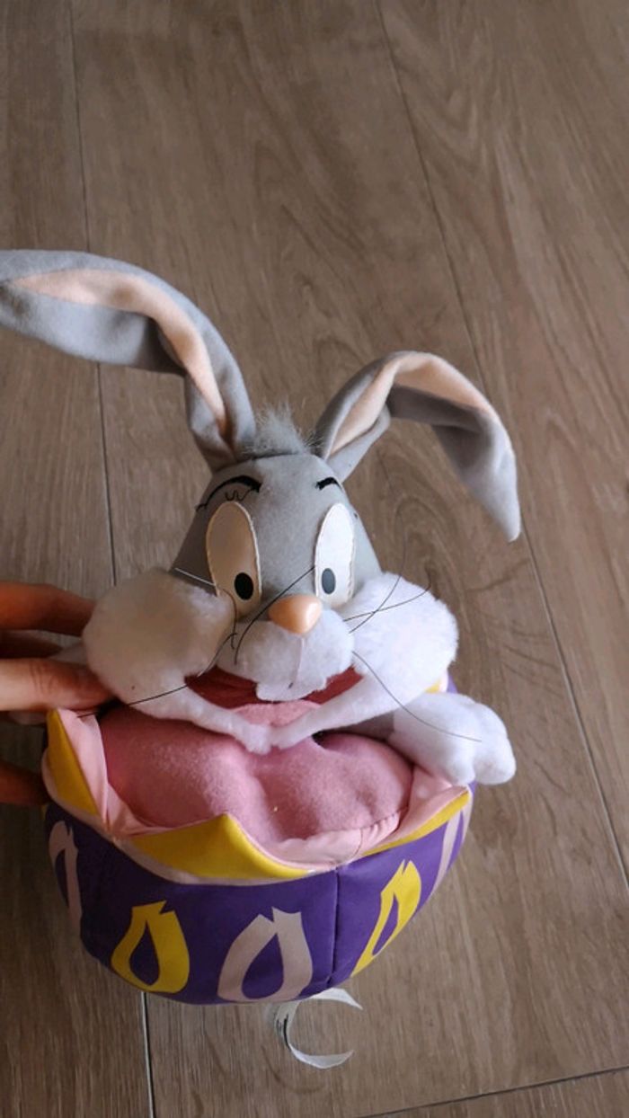 Peluche bugs bunny looney toons - photo numéro 2