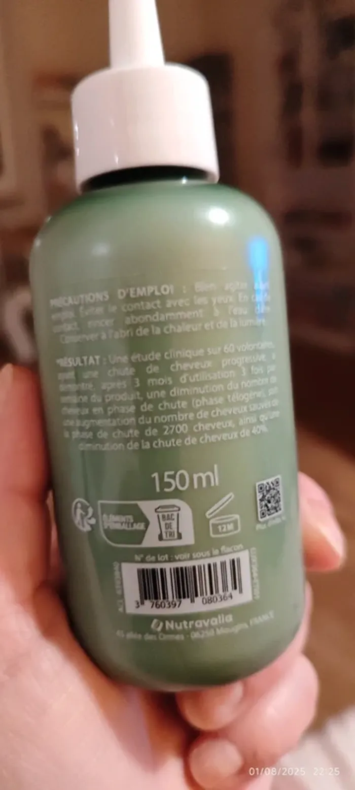 Luxeol Protocole Anti-Chute Prog. 3 Produits : Shampooing 200ml + Masque 200ml + Conditionneur 150ml - photo numéro 9