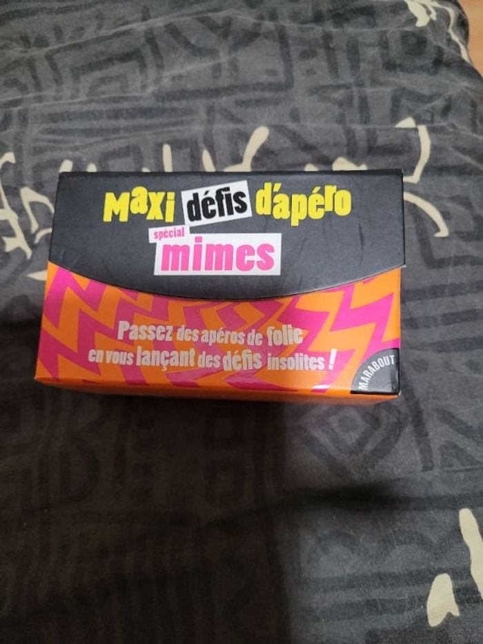 Maxi défis d apero special mimes