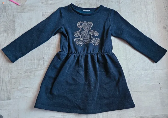 Robe manches longues lulu castagnette 8 ans