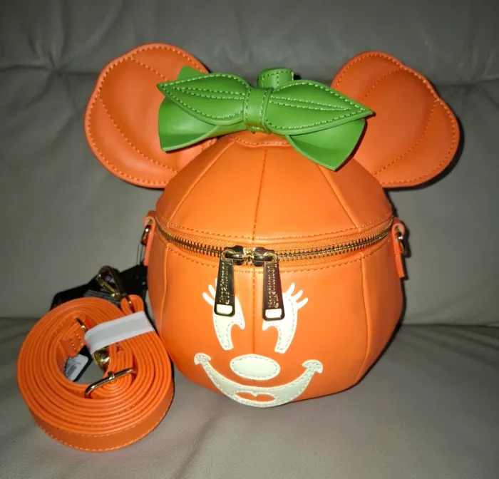 Sac bandouillere Minnie Mouse citrouille halloween disney - photo numéro 10