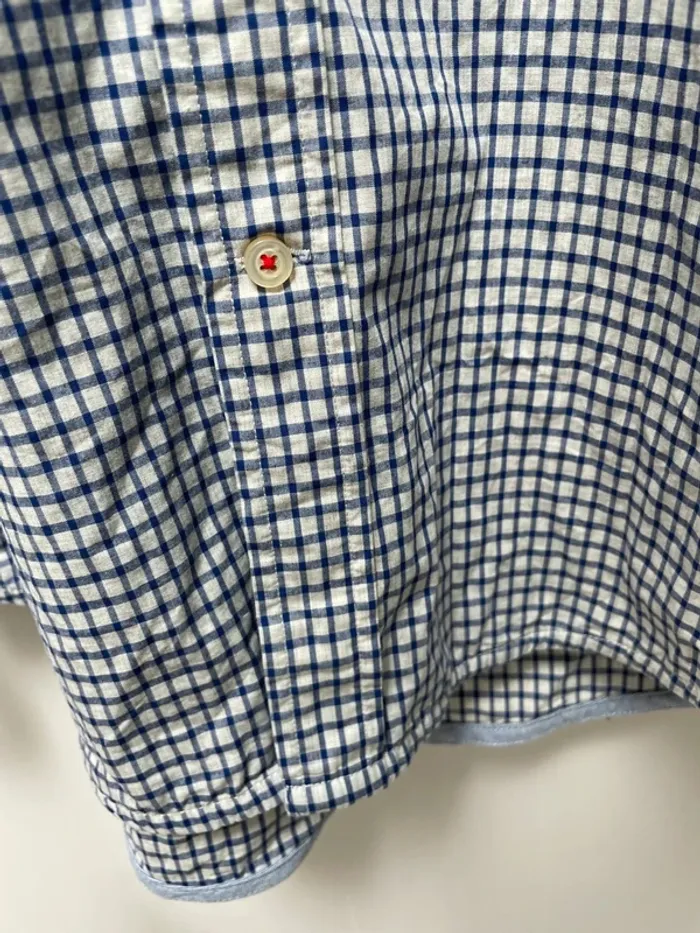 Tommy Hilfiger checkered shirt blue white Mens XL - photo numéro 10